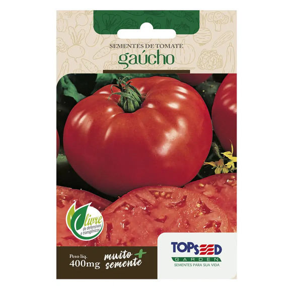 Sementes de Tomate Gaúcho Tradicional Topseed Garden Único