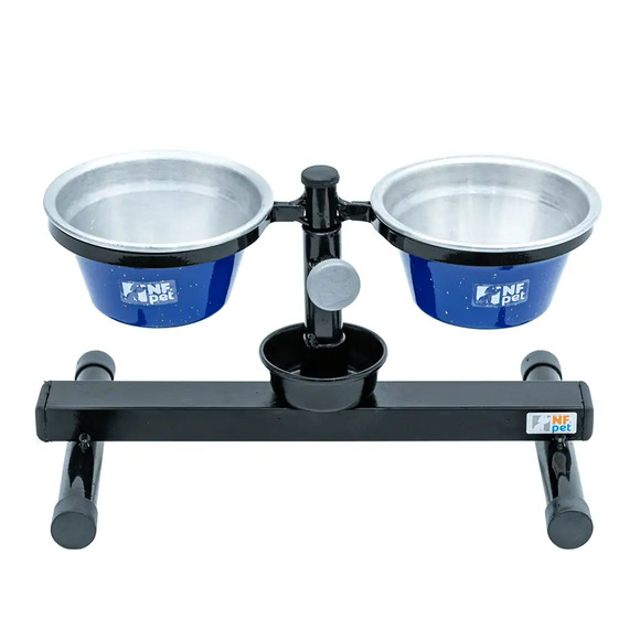 Comedouro Antiformiga NF Pet Azul 500 ml