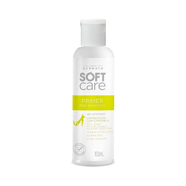 Pre-Shampoo Soft Care Primer para Cães e Gatos 100ml