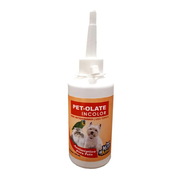 Antisséptico para Pets Pet-Olate Incolor Mon Ami 100 ml