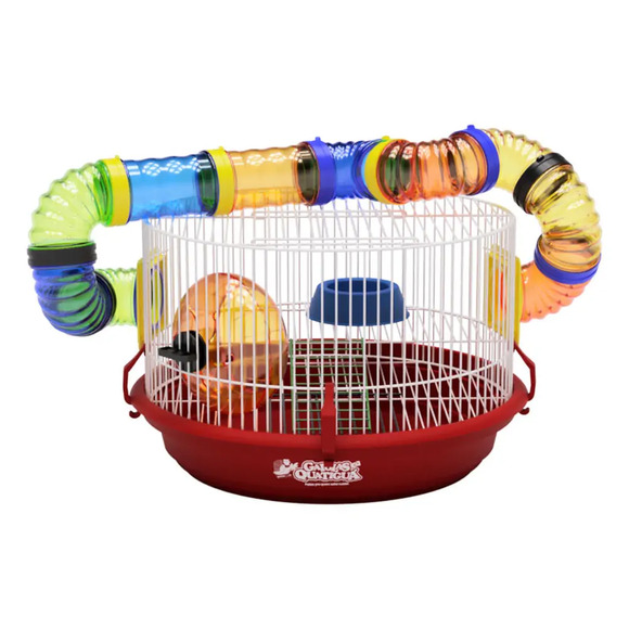 Gaiola Hamsters Arena Quatiguá Vermelha Único