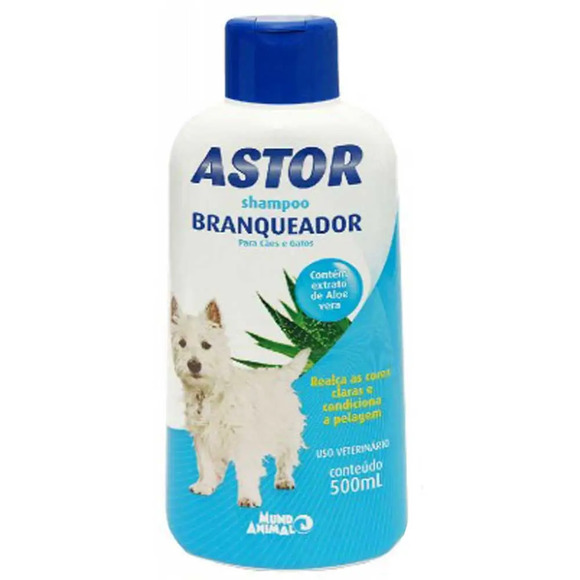 Shampoo Astor Branqueador Mundo Animal 500 ml