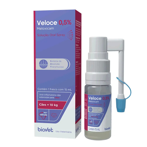Veloce 0,5% Solução Oral Spray 15 ml