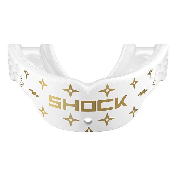 Protetor Bucal Shock Doctor Gel Max Power - Edição Especial - Lux Branco