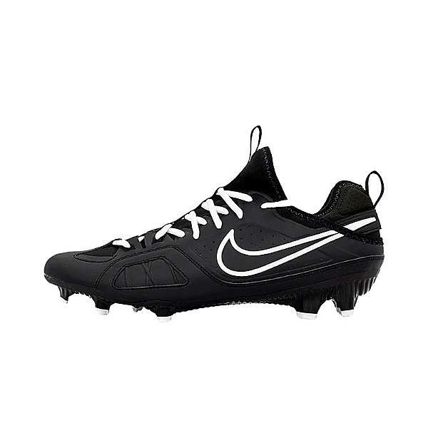 Chuteira de Futebol Americano Nike Huarache 9 Varsity Preta e Branca