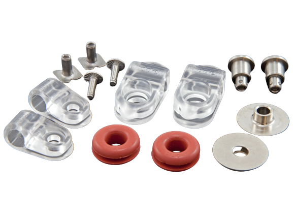 Quick Release para fixar Facemask de Capacetes Speed da Riddell - Modelo S-Bar Light - Kit Completo