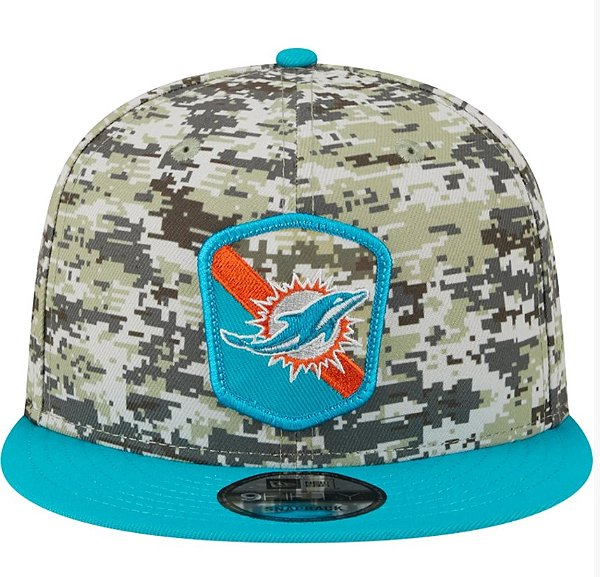 Boné New Era NFL Miami Dolphins Camuflado 9FIFTY Snapback