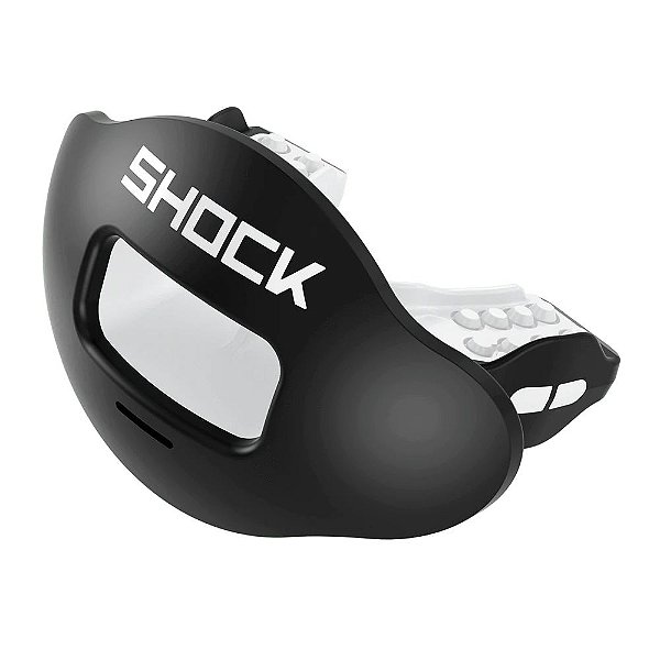 Protetor Bucal Para Futebol Americano Shock Doctor Max AirFlow Preto