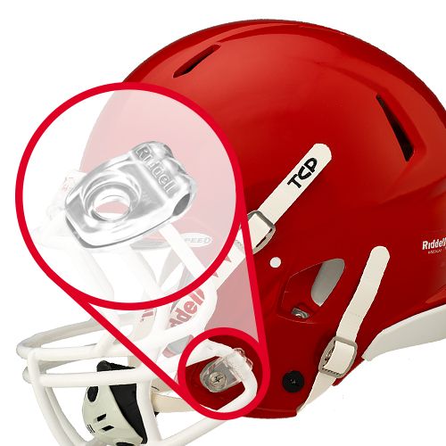 Presilha Lateral Para Fixar Facemask Em Capacete de Futebol Americano - Por Unidade