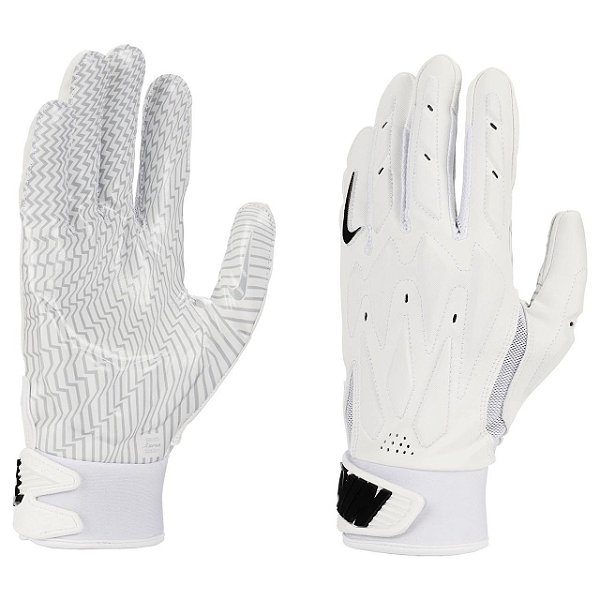 Luva de Futebol Americano para Lineman OL / DL Nike D-Tack 7 Branca