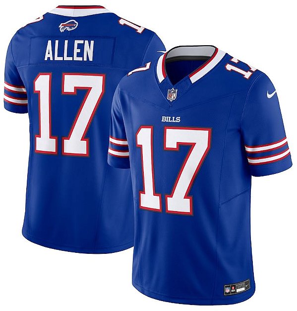 Camisa NFL Buffalo Bills - Allen - Azul - F.U.S.E. Limited - Masculina Adulto e Infantil