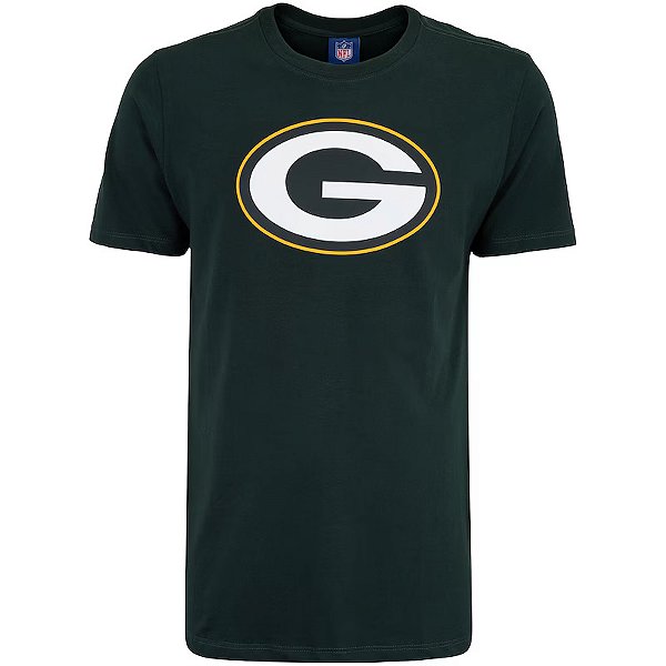 Camiseta NFL Green Bay Packers - Love - Big Logo com Nome - Verde