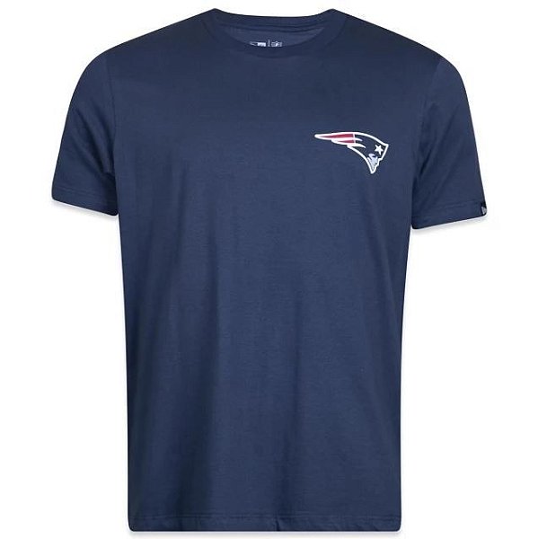 Camiseta NFL New England Patriots Masculina Azul New Era Brand