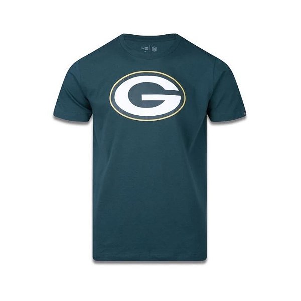 Camiseta NFL Green Bay Packers Masculina Verde New Era Big Logo