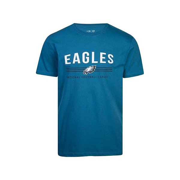 Camiseta NFL Philadelphia Eagles Masculina Verde New Era Brand