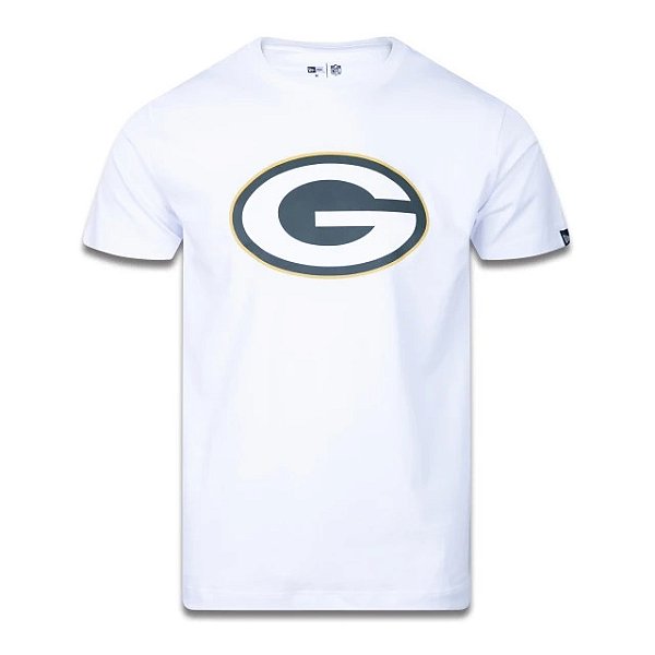 Camiseta NFL Green Bay Packers Masculina Branca New Era Big Logo