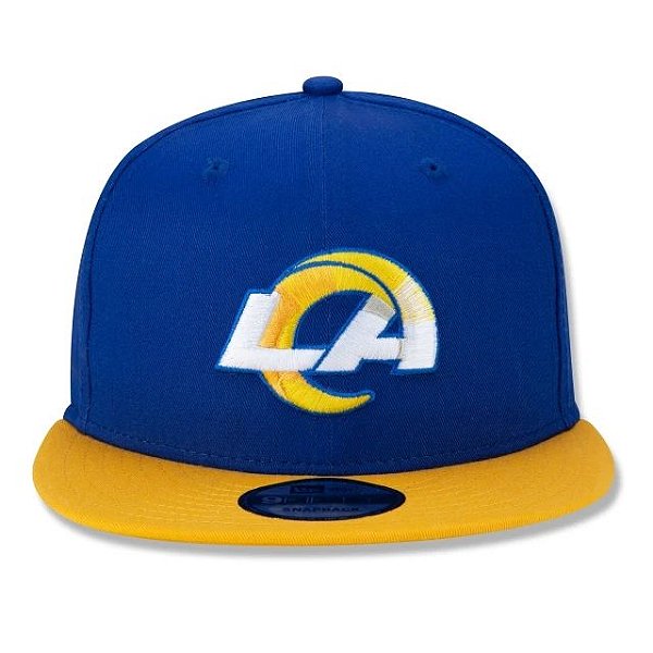 Boné New Era NFL Los Angeles Rams Azul e Amarelo 9FIFTY Snapback
