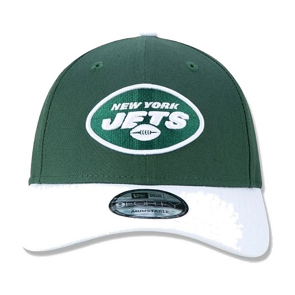Boné New Era NFL New York Jets Verde e Branco 9FORTY Snapback