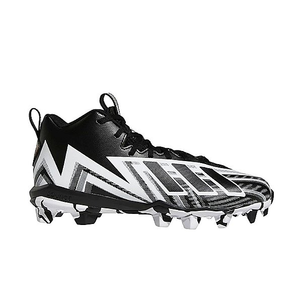 Chuteira De Futebol Americano Adidas Freak Spark MID Preta e Branca