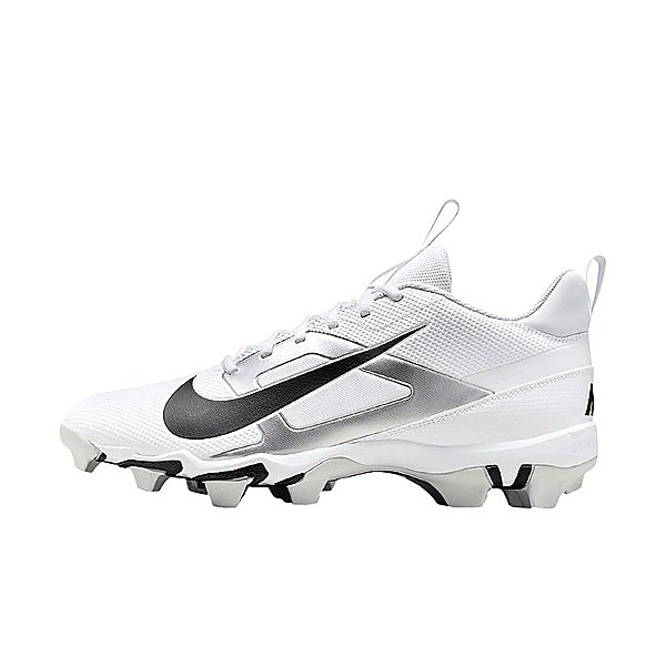Chuteira De Futebol Americano Nike Alpha Menace 4 Shark Branca e Cinza