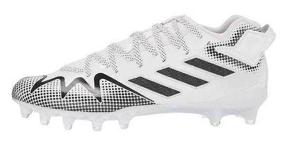 Chuteira De Futebol Americano Adidas Freak Branca e Preta