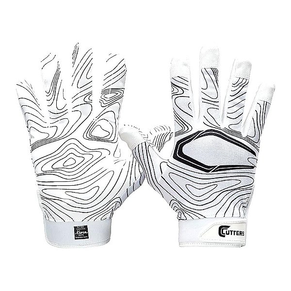 Luva De Futebol Americano Para Recebedores Cutters Topo Game Day Branca