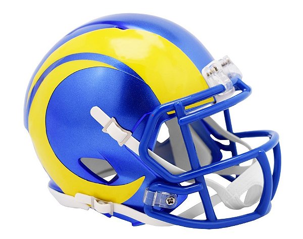 Capacete NFL Los Angeles Rams Decorativo