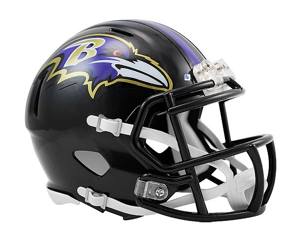 Capacete NFL Baltimore Ravens Decorativo