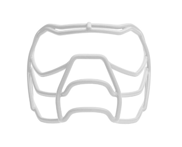 Facemask Xenith para QB, RB, WR, TE, OL/DL, LB, FB. Branca Prowl