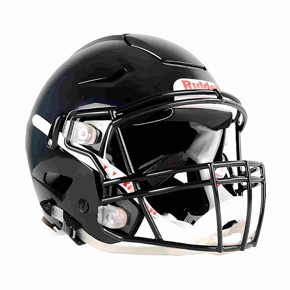 Capacete De Futebol Americano Riddell Speedflex Preto - Completo