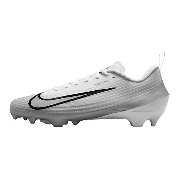 Chuteira de Futebol Americano Nike Vapor Speed 3 Branca e Prateada