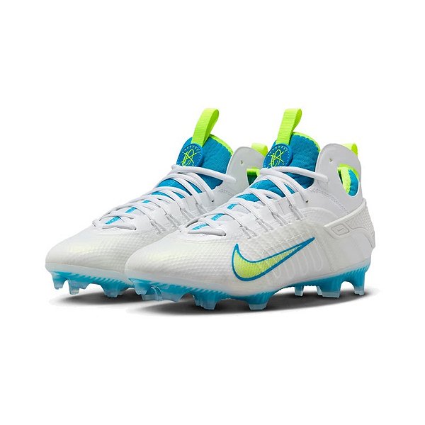 Chuteira de Futebol Americano Nike Huarache 9 Elite Branca e Verde