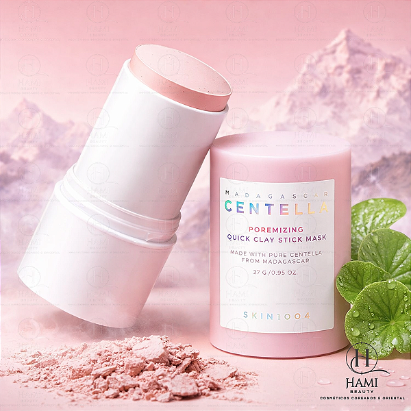 SKIN1004 Madagascar Centella Poremizing Clay Stick Mask – Redução de Poros