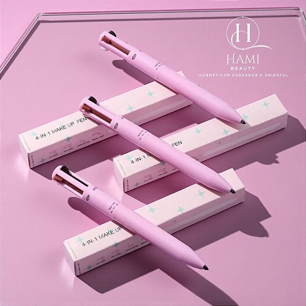 Caneta 4 em 1 - Maquiagem
