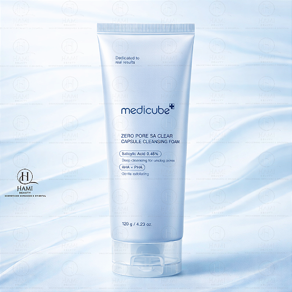 Medicube Zero Pore SA Cleanser | Espuma Anti-Poros com Ácido Salicílico Coreano