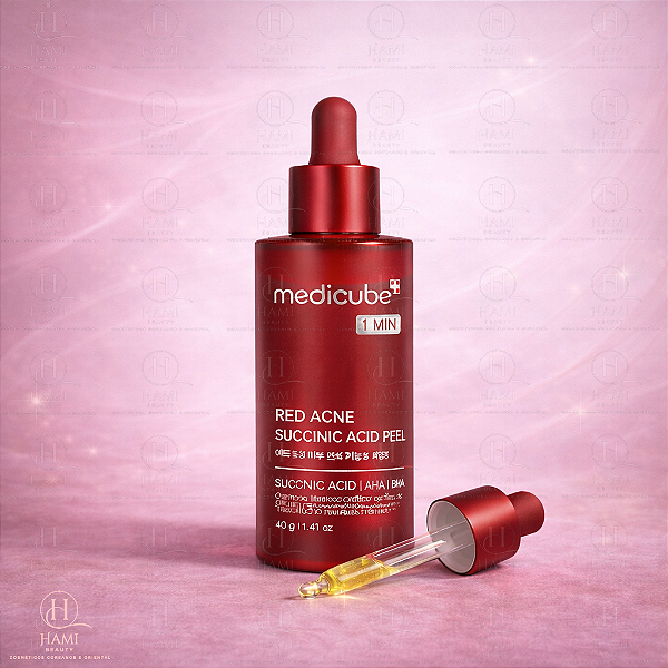 Medicube Red Acne Succinic Acid Peel 1 Minute – Peeling Antiacne com Ácido Succínico (40g)
