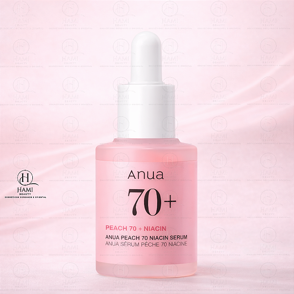 Anua Peach 70+ Niacinamida Serum - Clareador de Manchas Coreano