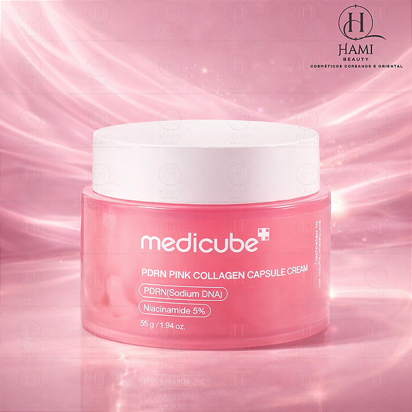 Medicube PDRN Pink Collagen Capsule Cream - Creme com Cápsulas de Colágeno PDRN Coreano