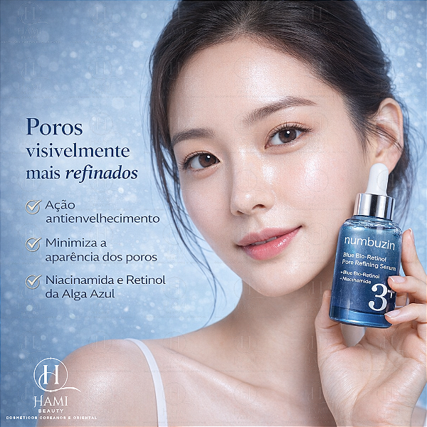 Numbuzin No.3 Blue Bio-Retinol Serum – Refinador de Poros - Loja