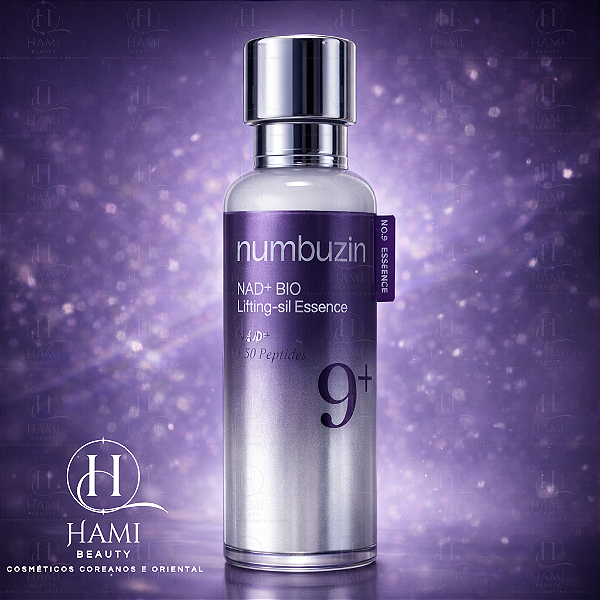 Numbuzin No.9 NAD+ Bio Lifting-sil Essence 50 ml - Sérum Tratamento Anti-idade Glow Coreano