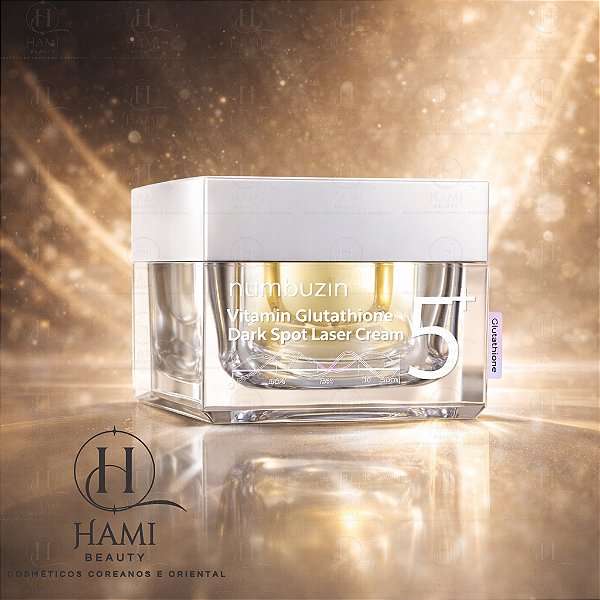 Numbuzin No.5+ Vitamin Glutathione Dark Spot Laser Cream – Creme Clareador para Manchas e Iluminação da Pele