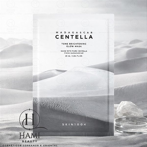 SKIN1004 Madagascar Centella Tone Brightening Glow Mask – Máscara Facial Iluminadora e Uniformizadora com Centella
