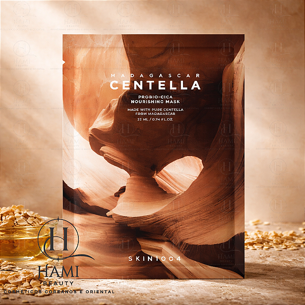 SKIN1004 Madagascar Centella Probio-Cica Nourishing Mask – Máscara Facial Nutritiva e Reparadora com Centella e Probióticos