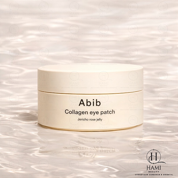 Abib Collagen Eye Patch Jericho Rose Jelly – Patches para Olheiras, Linhas Finas e Hidratação Coreano