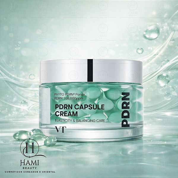 VT Cosmetics PDRN Capsule Cream – Creme Facial Encapsulado Anti-Idade Coreano