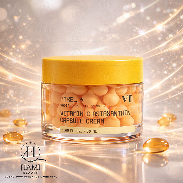 VT Vitamin C Astaxanthin Capsule Cream – Creme Facial Encapsulado Vitamina C Coreano