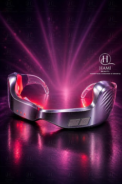 PDTVERA Under-Eye Red Light Therapy Glasses Massageador Olhos LED