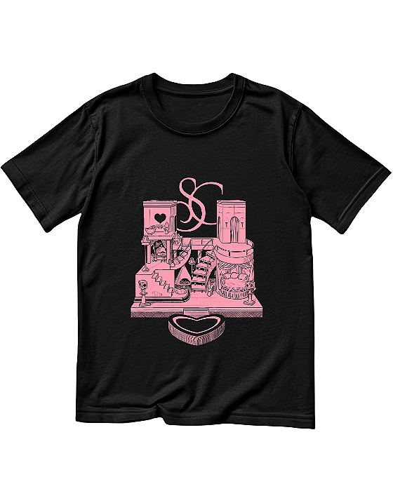 Camiseta House Tour Sabrina Carpenter Fanmade O Culto do Pop