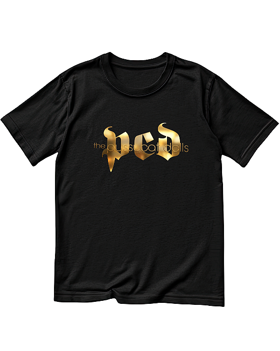 Camiseta The Pussycat Dolls Logo Fanmade O Culto do Pop