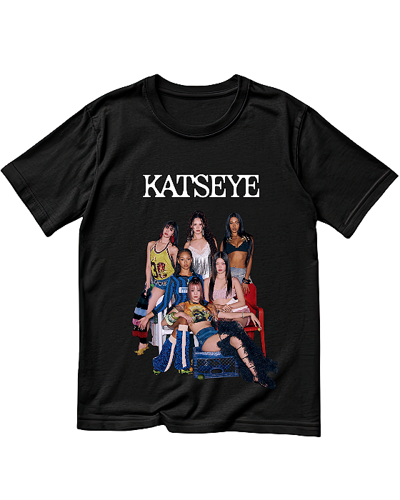 Camiseta KATSEYE Beautiful Chaos Fanmade O Culto do Pop